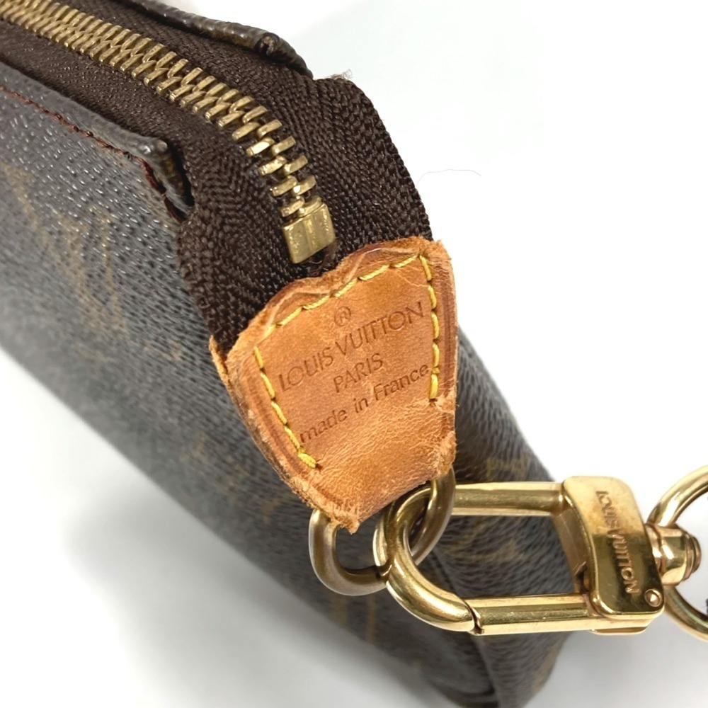 LOUIS VUITTON Authentic Brown Monogram Canvas Pochette Shoulder Bag - Picture 9 of 16